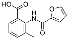 2-(2-FUROYLAMINO)-3-METHYLBENZOIC ACID Struktur