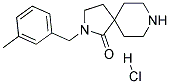 2-(3-METHYLBENZYL)-2,8-DIAZASPIRO[4.5]DECAN-1-ONE HYDROCHLORIDE Struktur