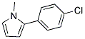 2-(4-CHLORO-PHENYL)-1-METHYL-1H-PYRROLE Struktur