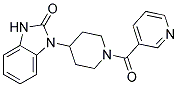 1-[1-(PYRIDIN-3-YLCARBONYL)PIPERIDIN-4-YL]-1,3-DIHYDRO-2H-BENZIMIDAZOL-2-ONE Struktur