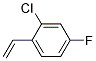 2-CHLORO-4-FLUORO-1-VINYL-BENZENE Struktur