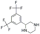 2-(3,5-BIS-TRIFLUOROMETHYL-PHENYL)-PIPERAZINE Struktur