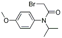 2-BROMO-N-ISOPROPYL-N-(4-METHOXY-PHENYL)-ACETAMIDE Struktur