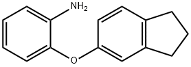 2-(2,3-DIHYDRO-1H-INDEN-5-YLOXY)PHENYLAMINE Struktur