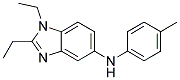 (1,2-DIETHYL-1H-BENZOIMIDAZOL-5-YL)-P-TOLYL-AMINE Struktur