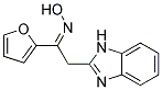 (1Z)-2-(1H-BENZIMIDAZOL-2-YL)-1-(2-FURYL)ETHANONE OXIME Struktur