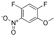 1,5-DIFLUORO-2-METHOXY-4-NITROBENZENE Struktur