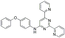 (2,6-DI-PYRIDIN-2-YL-PYRIMIDIN-4-YL)-(4-PHENOXY-PHENYL)-AMINE Struktur