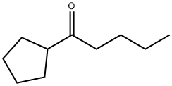 1-CYCLOPENTYL-PENTAN-1-ONE Struktur