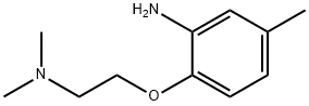 2-[2-(DIMETHYLAMINO)ETHOXY]-5-METHYLANILINE Struktur