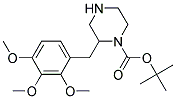 2-(2,3,4-TRIMETHOXY-BENZYL)-PIPERAZINE-1-CARBOXYLIC ACID TERT-BUTYL ESTER Struktur