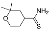 2,2-DIMETHYL-TETRAHYDRO-PYRAN-4-CARBOTHIOIC ACID AMIDE Struktur