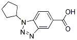 1-CYCLOPENTYL-1H-BENZOTRIAZOLE-5-CARBOXYLIC ACID Struktur