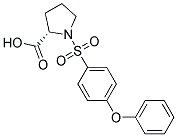 1-[(4-PHENOXYPHENYL)SULFONYL]PROLINE Struktur