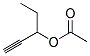 1-PENTYN-3-OL ACETATE Struktur