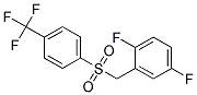 1,4-DIFLUORO-2-(4-TRIFLUOROMETHYL-BENZENESULFONYLMETHYL)-BENZENE Struktur