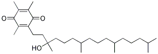 2-(3-hydroxy-3,7,11,15-tetramethylhexadecyl)-3,5,6-trimethyl-p-benzoquinone  Struktur