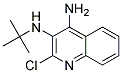 2-CHLORO-N-(2-ISOBUTYL)-3,4-QUINOLINEDIAMINE  Struktur