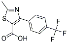 2-Methyl-4-(4-Trifluoromethylphenyl)-5-Thiazole-Carboxylic Acid Struktur