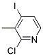 2-Chloro-3-Methyl-4-Iodopyridine Struktur