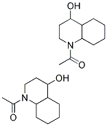 1-Acetyl-4-hydroxydecahydroquinoline Struktur