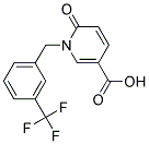 1-[3-(Trifluoromethyl)benzyl]pyridin-2-one-5-carboxylic acid Struktur