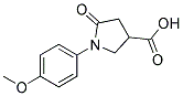 1-(4-Methoxyphenyl)pyrrolid-2-one-4-carboxylic acid Struktur