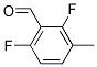 2,6-Difluoro-m-tolualdehyde Struktur