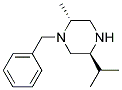 1-BENZYL-2(R)-METHYL-5(S)-ISOPROPYL-PIPERAZINE Struktur