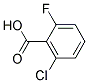 2-Fluoro-6-Chloro benzoic acid Struktur