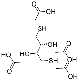 1,4-Dithioerythritol tetraacetate Struktur