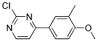 2-Chloro-4-(4-methoxy-3-methyl-phenyl)-pyrimidine Struktur