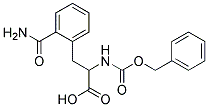 2-{[(benzyloxy)carbonyl]amino}-3-(2-carbamoylphenyl)propanoic acid Struktur