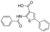 2-(BENZOYLAMINO)-5-PHENYLTHIOPHENE-3-CARBOXYLIC ACID Struktur