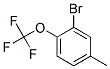 2-BROMO-4-METHYL-(TRIFLUOROMETHOXY)BENZENE Struktur