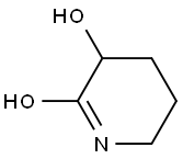 2,3-Dihydroxypiperidene Struktur