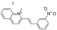 1-METHYL-2-(3-NITROSTYRYL)QUINOLINIUMIODIDE Struktur