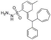 2'-(2-(2,4,6-CYCLOHEPTATRIENYL)-2-PHENYLETHYLIDENE)-P-TOLUENESULFONOHYDRAZIDE Struktur