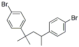 2,4-BIS(P-BROMOPHENYL)-2-METHYLPENTANE Struktur