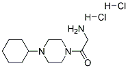 2-Amino-1-(4-cyclohexyl-piperazin-1-yl)-ethanonedihydrochloride Struktur