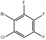 1-Bromo-2-chloro-4,5,6-trifluorobenzene Struktur