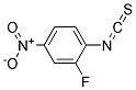 2-Fluoro-4-nitrophenylisothiocyanate Struktur