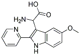 2-AMINO-2-(5-METHOXY-2-(PYRIDIN-2-YL)-1H-INDOL-3-YL)ACETIC ACID Struktur