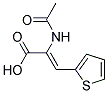 2-(ACETYLAMINO)-3-(2-THIENYL)-2-PROPENOIC ACID Struktur