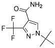 1-TERT-BUTYL-3-(TRIFLUOROMETHYL)-1H-PYRAZOLE-4-CARBOXAMIDE Struktur