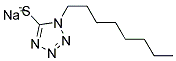 1-OCTYL-5-MERCAPTOTETRAZOLE SODIUM SALT Struktur