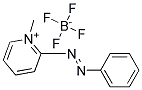 1-METHYL-2-(PHENYLAZO)-PYRIDINIUM TETRAFLUOROBORATE Struktur