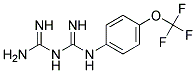 1-[4-(TRIFLUOROMETHOXY)PHENYL]BIGUANIDE Struktur