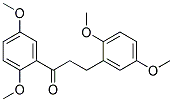 1,3-BIS(2,5-DIMETHOXYPHENYL)-1-PROPANONE Struktur