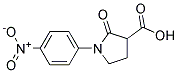 1-(4-NITROPHENYL)-2-OXOPYRROLIDINE-3-CARBOXYLIC ACID Struktur